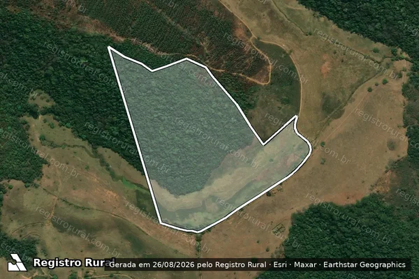 Imagem de satélite de FAZENDA PARAISO - Area 02 em Juiz de Fora - MG