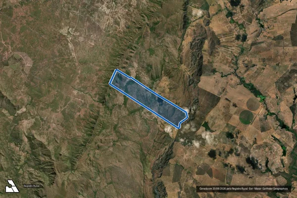 Imagem de satélite de FAZENDA CHAPADA - PARTE 1 DE 2 em Monte Alegre de Goiás - GO
