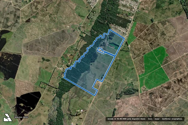 Imagem de satélite de Fazenda Capão Redondo - Parte 1 em Barra do Ribeiro - RS