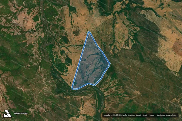 Imagem de satélite de FAZENDA JACARE - 001 em Iporá - GO