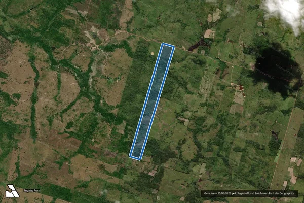 Imagem de satélite de FAZENDA DOS SANTOS - P.A. NÚCLEO  A - I  / COLONE / Parte 1