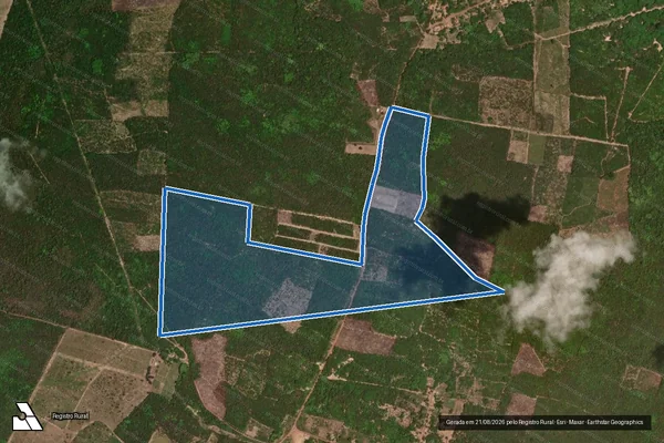 Imagem de satélite de GLEBA QUILOMBO ? DATA BOQUEIRÃO - Parte 1 em José de Freitas - PI