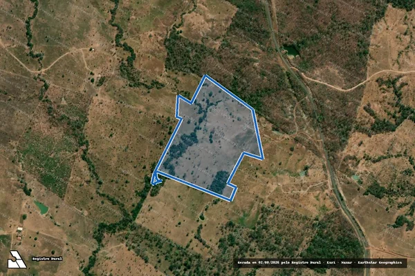 Imagem de satélite de Gleba Furnas II/Lotº Mandaril, Lote 489-Chácara Lajinha - Parte 1 em Filadélfia - TO