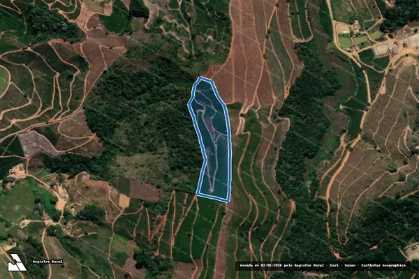 Imagem de satélite de CÓRREGO DO SUMIDOURO - CÓRREGO DO SUMIDOURO em Chalé - MG