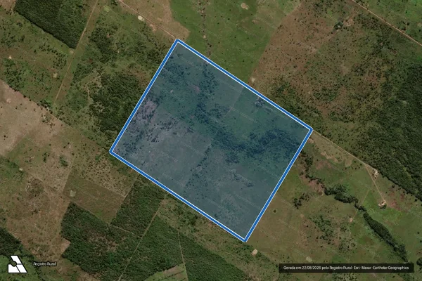 Imagem de satélite de P.A TRÊS RIOS ? LOTE 50 - Parte 1 em Rio Maria - PA