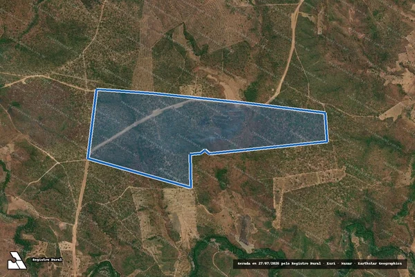 Imagem de satélite de FAZENDA CAQUEM - FAZENDA CAQUEM em Mirador - MA
