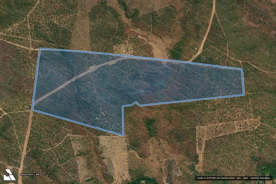 Imagem aérea do item B