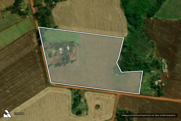 Imagem de satélite de P. A. Itamarati II (Gleba E) - Lote 1013 em Ponta Porã - MS