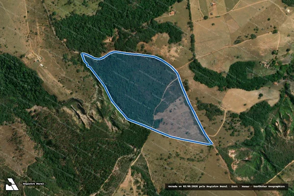 Imagem de satélite de Sitio Rincão dos Palmitos - PARTE 1 em Passa Tempo - MG