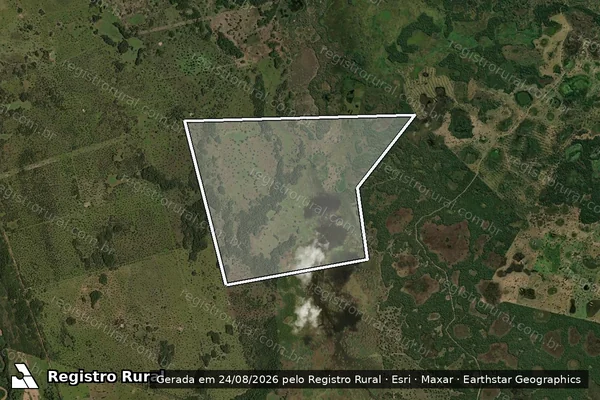 Imagem de satélite de FAZENDA ALEGRETE - Parte 2 em Aquidauana - MS