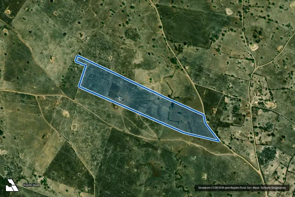 Imagem de satélite de FAZENDA PAU DE COLHER - GLEBA 02 em Tobias Barreto - SE