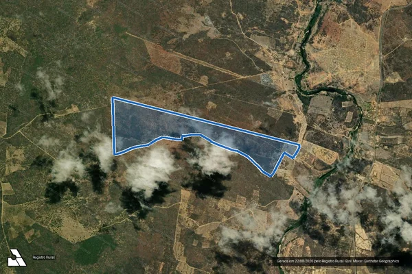 Imagem de satélite de Fazenda Santa Maria, Volta do Rio e São José - Parte 4 em Vitória da Conquista - BA