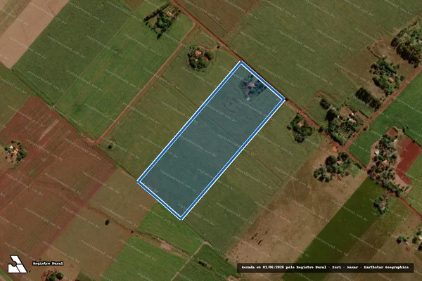 Imagem de satélite de Projeto de Assentamento Eldorado II - Lote 511 em Sidrolândia - MS