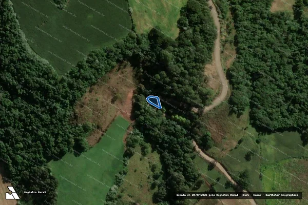 Imagem de satélite de GRANJA ANGELO PARIZOTTO - Parte 1 em Jaborá - SC