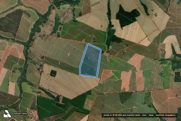 Imagem de satélite de ESTANCIA BELA VISTA - 001 em Uchoa - SP