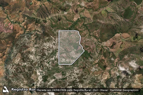 Imagem de satélite de BOA VISTA - Parte 1 em Taiobeiras - MG