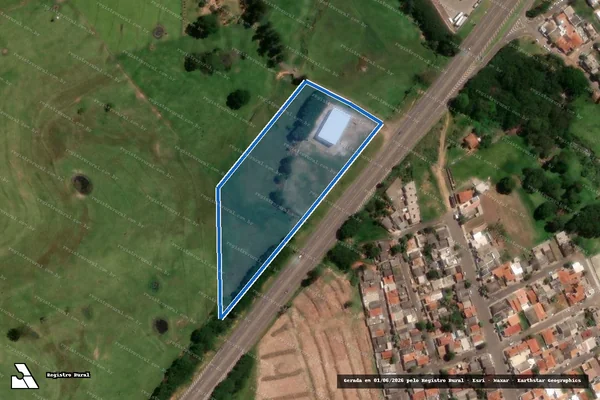 Imagem de satélite de Fazenda Cruzalia do Pontal - Gleba ?B? em Pirapozinho - SP