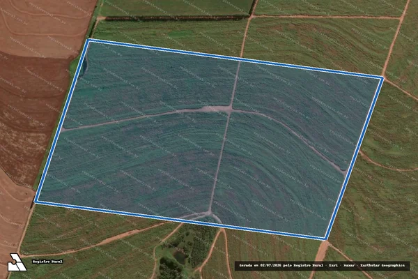 Imagem de satélite de Fazenda São Luiz - Parte 1-F em Tuneiras do Oeste - PR