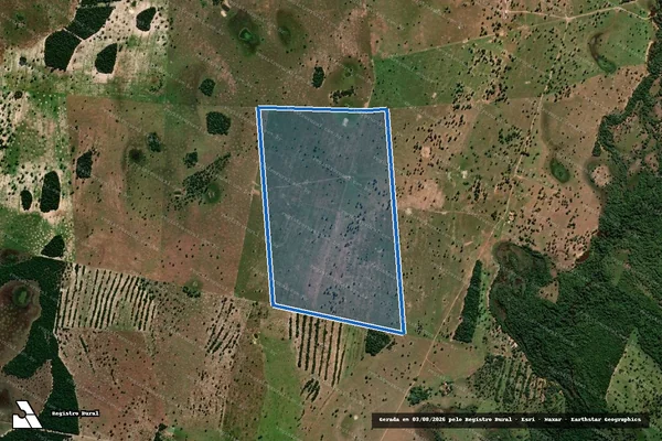 Imagem de satélite de FAZENDA SANTA MARTHA 03 - PARCELA 02 em Rio Verde de Mato Grosso - MS
