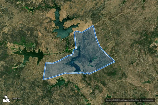 Imagem de satélite de FAZENDA BODEZA - FAZENDA BODEZA em São Bento - PB