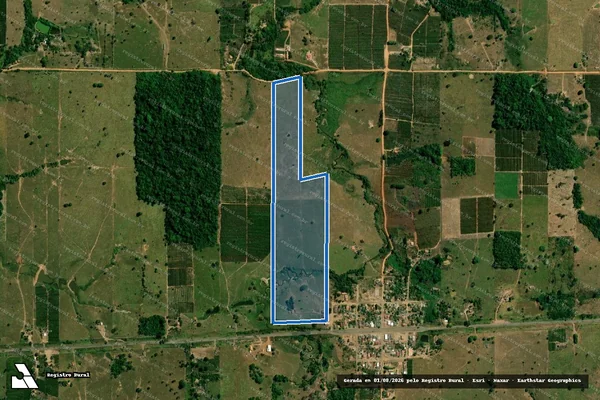 Imagem de satélite de ESTANCIA COLODETTI LOTE 2 REM GLEBA 028 - Parcela 1 - PARTE REM em Alvorada D'Oeste - RO