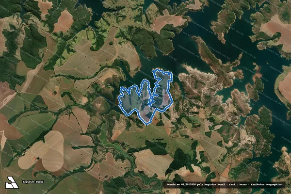 Imagem de satélite de FAZENDA ANTINHA - em Perdizes - MG