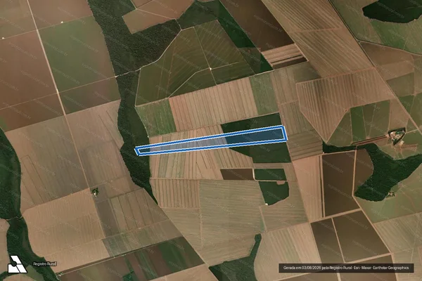 Imagem de satélite de FAZENDA BONANZA - PARTE 01 em Sorriso - MT