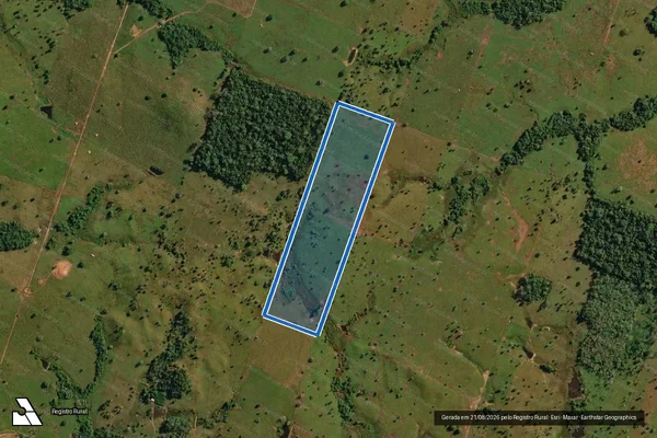 Imagem de satélite de Lote 28-A da Gleba 08-D do PIC Ouro Preto - LOTE 28-A em Teixeirópolis - RO