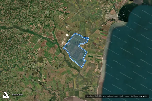 Imagem de satélite de Fazenda Santa Edwiges - PARTE 2 em São Lourenço do Sul - RS