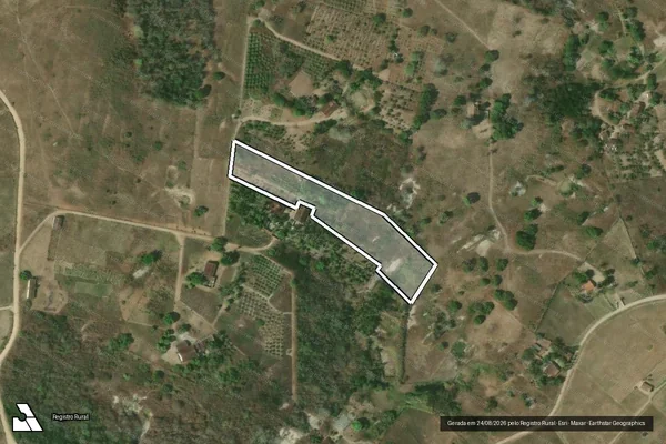 Imagem de satélite de SITIO MANGUAPE - Parte 1 em São Sebastião de Lagoa de Roça - PB