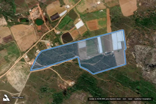 Imagem de satélite de SITIO RECANTO DOS SONHOS - Parte 1 em Datas - MG