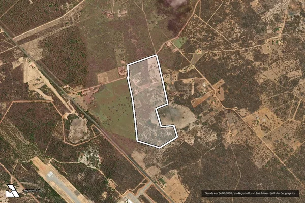 Imagem de satélite de LAGÔA DO MEIO DA DATA GENIPAPO - PARCELA 02 em São Raimundo Nonato - PI