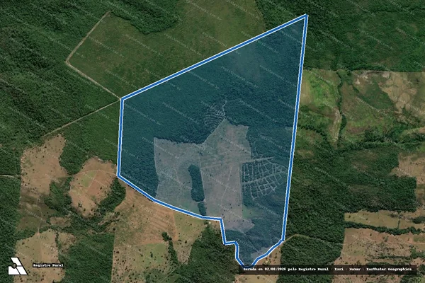 Imagem de satélite de Fazenda Santa Rita - Gleba A em Juara - MT