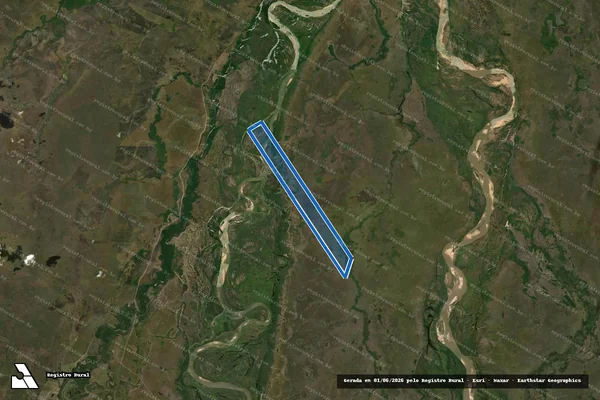 Imagem de satélite de Fazenda Guanabara Lote D / Guanabara D em São Félix do Araguaia - MT
