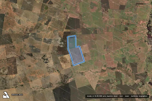 Imagem de satélite de Fazenda Poço da Pedra - Parte 1 em Palmas de Monte Alto - BA