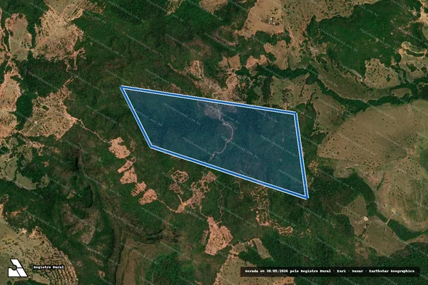 Imagem de satélite de Estância Cachoeira - Parte 1 em Aquidauana - MS