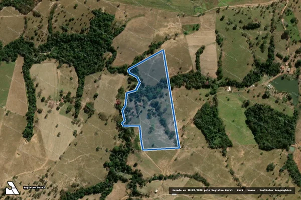 Imagem de satélite de FAZENDA SÃO JOSÉ DA CACHOEIRA - PARCELA 03 em Mossâmedes - GO