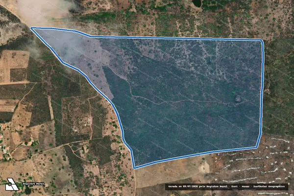 Imagem de satélite de FAZENDA SÃO GERONIMO - Parte 1 em Santa Bárbara - BA