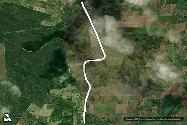 Imagem de satélite de PROJETO DE ASSENTAMENTO JOSÉ COELHO DA SILVA - ESTRADA VICINAL 6 - Parte 1 em Macaíba - RN