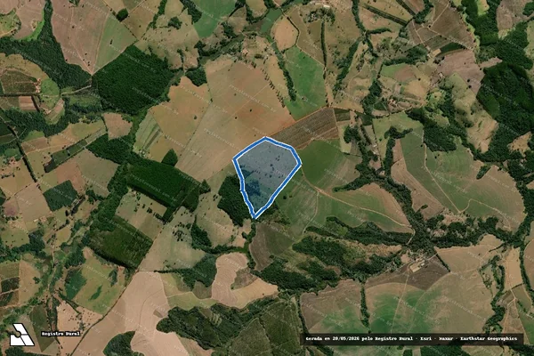 Imagem de satélite de FAZENDA BARRA MANSA - BARRA MANSA em Capetinga - MG