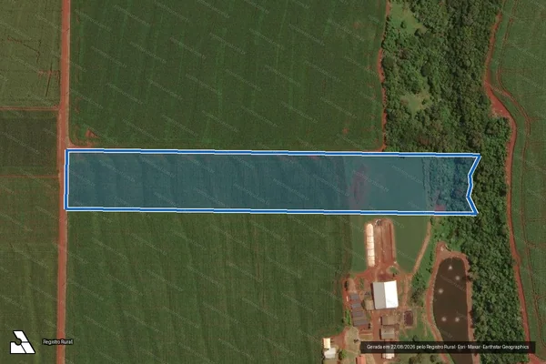 Imagem de satélite de Chácara nº 298 - Parte 1 em Maripá - PR
