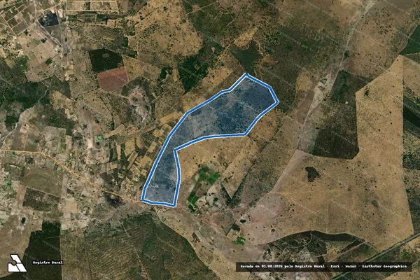 Imagem de satélite de FAZENDA XAVIER - 001 em Vitória da Conquista - BA