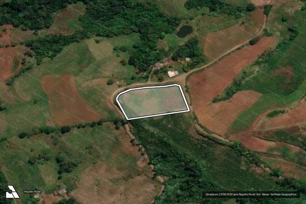 Imagem de satélite de P.A. BARRA ESCONDIDA Lote 28 - Parte 2 em São José do Cedro - SC