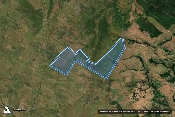 Imagem de satélite de FAZENDA BELA VISTA  - Parcela 3 em Salto do Céu - MT