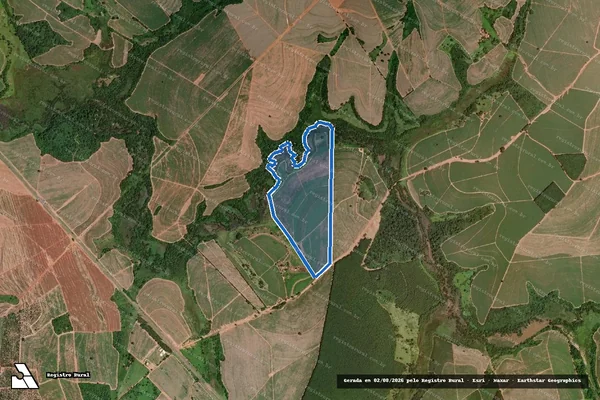 Imagem de satélite de Sitio Concha de Ouro - Parte 1 em Olímpia - SP