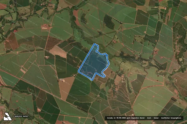 Imagem de satélite de Sitio Jaragua - Sitio Jaragua em Jeriquara - SP