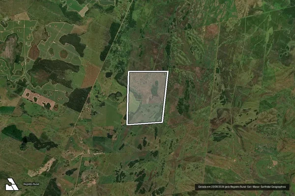 Imagem de satélite de Lote Retiro de Ouro - Parte 1 em Taquarussu - MS