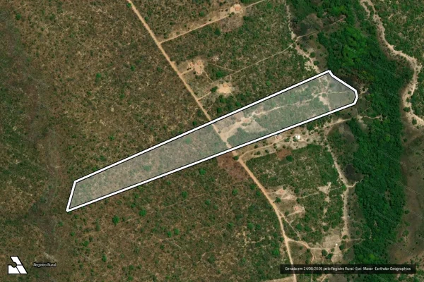 Imagem de satélite de Fazenda Angical - Fazenda Angical ? Gleba 10 em Riachão das Neves - BA