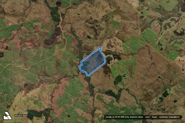 Imagem de satélite de Emilia Boeira de Camargo ? área 3 - Parte 1 em Bom Jesus - RS
