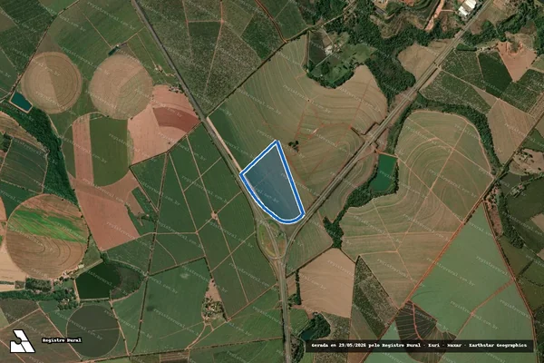 Imagem de satélite de Fazenda Campo Alegre Gleba 03 - Parte 1 em Aguaí - SP